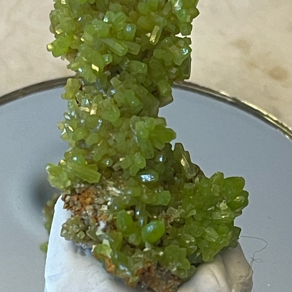 Vibrant Green Pyromorphite Crystal Cluster